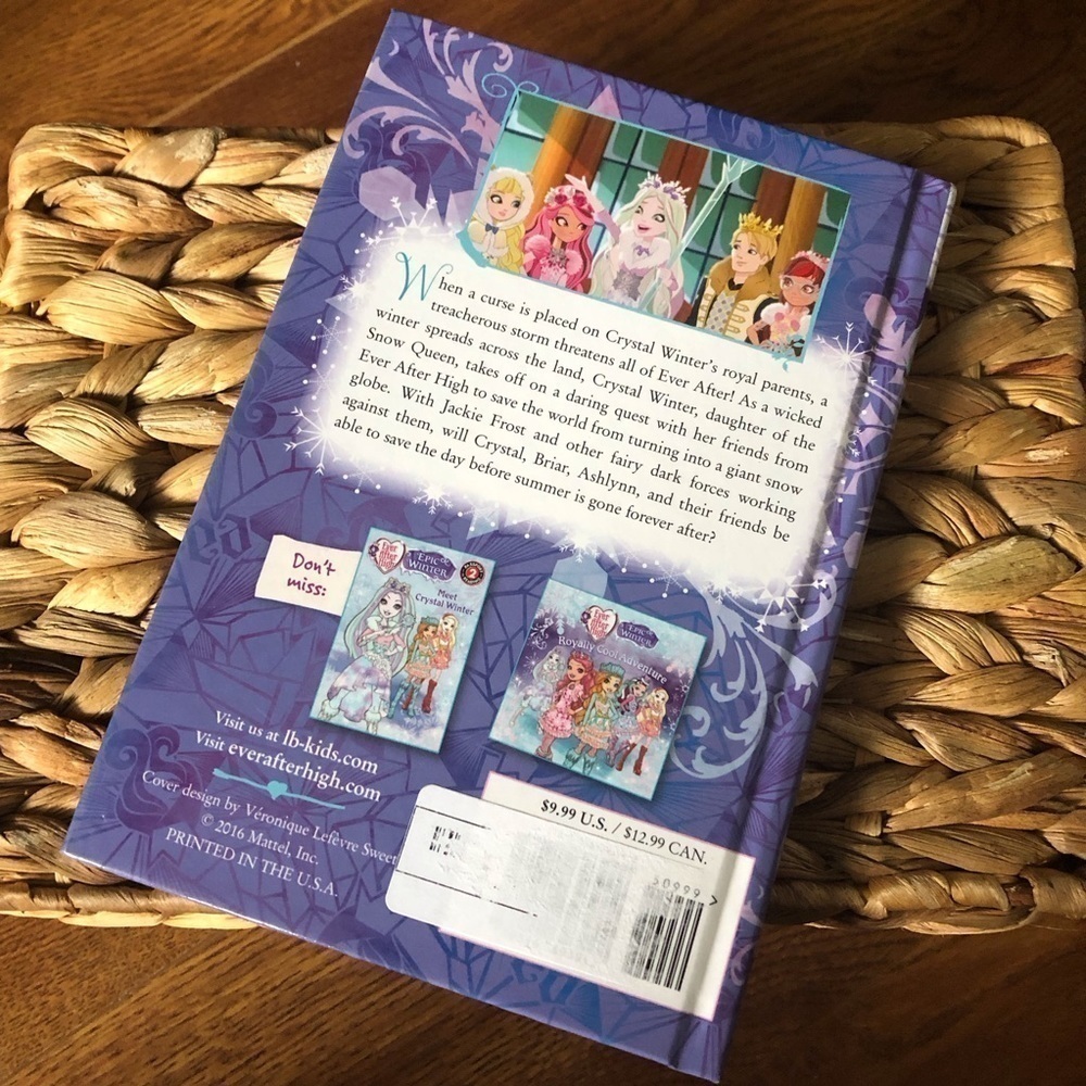 Ever After High: Epic Winter ( Based off of the Movie) The Deluxe Junior Novel, - Picture 6 of 6